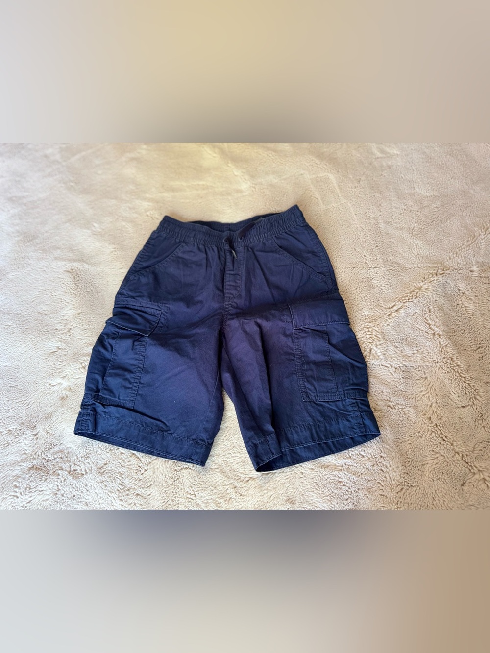GAP kids elastic waist cargo shorts size L